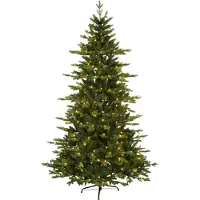Star Trading Sapin de Noël lumineux « Larvik », 210 x 130 cm, mélange PE/PVC