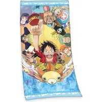 Onepiece One Piece Velour Towel Straw Hat Pirates 75x150 Cm