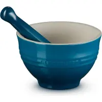 Le Creuset Mortier Le Creuset Faïence Deep Teal 11,5 cm (0,3L)
