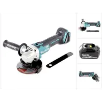 Makita DGA 506 F1 Meuleuse d'angle sans fil 18V, 125 mm, sans balai + 1x Batterie 3,0 Ah - sans chargeur