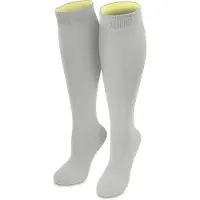 Normani Chaussettes montantes jaune / gris