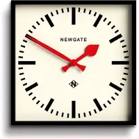 Newgate Number Five - Horloge Murale - Aiguilles Rouge
