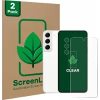 ScreenLeaf Film de protection durable Protection d'écran Film clair transparent (Samsung Galaxy S22 5G), Téléphone portable : film de protection, Transparent