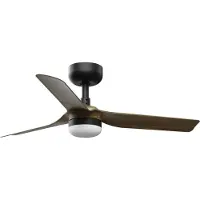 Faro Mini Punt S (Ø90cm) Ventilateur de Plafond Black | Walnut | LED