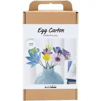 Creativ Company Hobbieset Fleurs de boîtes d'ufs Couleurs pastel