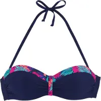 LASCANA Hauts de bikini bleu marine / turquoise / bleu foncé / rose foncé