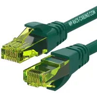 Wp Europe WP WPC-PAT-6AU005G Câble réseau vert 0,5 m Cat6a U/UTP (UTP)
