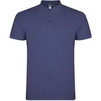 GOR Roly PO6638 | Polo Star homme, piqué - Couleur : Denim Blue 86 - Taille : M