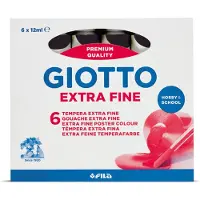 Giotto 352024 peinture à la détrempe Tube 12 ml Noir (12 ml)