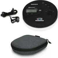 Lenco CD-300BK, Lecteur MP3 + appareil audio portable, Noir