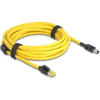 DeLOCK 81253 Kabel RJ45 Stecker Cat.6 zu Mini I/O8 Pin D-Form Typ2