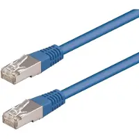 Wp Europe WP WPC-PAT-5F005B Câble réseau bleu 0,5 m Cat5e F/UTP (FTP)