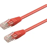 Wp Europe WP WPC-PAT-6U005R Câble réseau rouge 0,5 m Cat6 U/UTP (UTP)