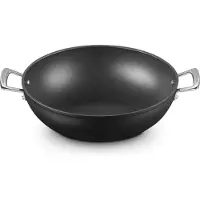 Le Creuset Wok Le Creuset Les Forgées Noir 32 cm 22