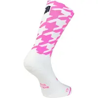 Sporcks Chaussettes Flow Rose Blanc Rose, Taille XS.