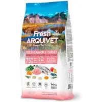 Arquivet Fresh Salmon With Turkey Semi-moist Dog Food 10 Kg Clair
