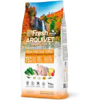 Arquivet Dinde fraîche et poisson - nourriture semi-humide pour chiens - 10 kg