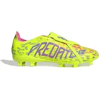 Adidas Bottes de football Predator League Tongue FG/MG Terrain Ferme/Multi Sol Homme Lucid Lemon/Blue Fusion/Lucid Pink