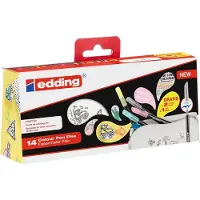 Edding Feutres de coloriage fin 14 pcs Multicolore 1200