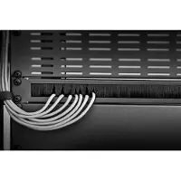 Renkforce Panneau-brosse pour armoire réseau 19 pouces 1 UH Renkforce RF-3429140 Black