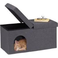 Relaxdays Caverne pour chats (Chat, Chien)