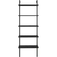 Emob Etagère murale Woody Fashion | 60 x 22 x 174 cm | Noir