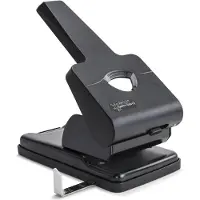 Rapesco Perforateur - - HD865-P2 - Noir - 63 feuilles - Protection antibactérienne