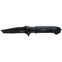 Walther design COUTEAU PLIANT BLACK TAC TANTO, AC ÉTUI noir