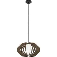 Eglo Lampe suspendue moderne Rusticaria en bois
