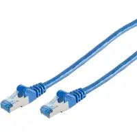 S-Conn Câble patch cat6A S/FTP PIMF bleu 10m