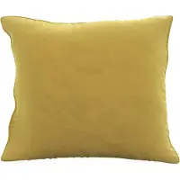 Intirilife 2x Housse De Coussin Décorative En Velours 40x40 Cm En Jaune - Pour Le Salon, La Chambre À Coucher, Le Canapé, Le Bureau, La Cafétéria Ou La Salle D'attente