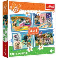 Trefl Puzzle 4en1 Rencontrez les poupées 34613