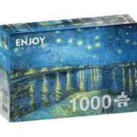 Enjoy Puzzle Puzzle 1000 pièces Enjoy – Vincent van Gogh : Nuit étoilée sur le Rhône