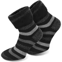 Polar Husky Chaussettes 'Extrem Hot' gris clair / gris foncé / noir / noir chiné