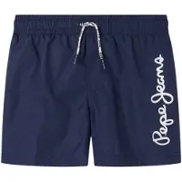 Pepe Jeans Logo Badeshorts Blau 8 Years Junge Blau 8 Years