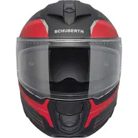 Schuberth Casque S3 Apex, anthracite mat/schwarz/rot, M (57)