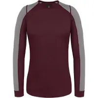 Normani Base Layer 'Goulburn' gris clair / bordeaux