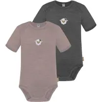 Normani Barboteuse / body gris / rose