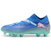 Puma Chaussure de foot 'Future 7 Pro' bleu roi / menthe / melon / blanc cassé