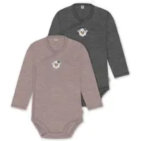 Normani Barboteuse / body gris / mélange de couleurs / rose