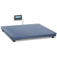 Steinberg Systems Balance au sol - 1 000 kg / 0,2 kg - 120 x 120 cm - avec écran LCD externe