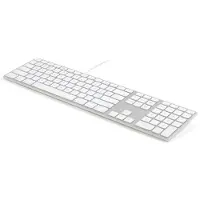 Matias FK318LS-FR Wired Backlit Aluminum Keyboard for MAC Silver - AZERTY