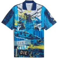 Puma Mancester City Fc Football Energy+ Retro Short Sleeve T-shirt Multicolore XL Homme