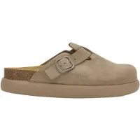 Scholl Sabots Scholl Femme Fae Chunky Suede Q Dark Beige-Taille 42