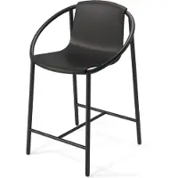 Umbra chaise de bar Ringo, tabouret de bar, chaise haute, acier, plastique, Black, 90 cm, 1020873-040