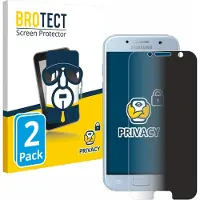 BROTECT Film anti-regards Anti-Spy Privacy Film de protection contre la lumière bleue (Samsung Galaxy A5 (2017)), Téléphone portable : film de protection, Bleu