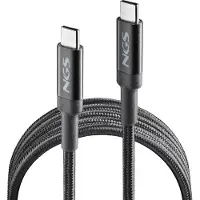 NGS Câble USB-C vers USB-C KNOT100W-3 Noir 3 m