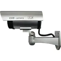 Macleans Caméra factice LED Caméra de surveillance factice Système d'alarme CCTV Camera étanche