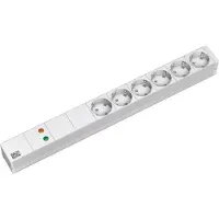 Bachmann Bâti de prises 19", 1-HE, 6x