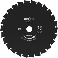 TOYA Disque de coupe en acier pour débroussailleuse 250 mm